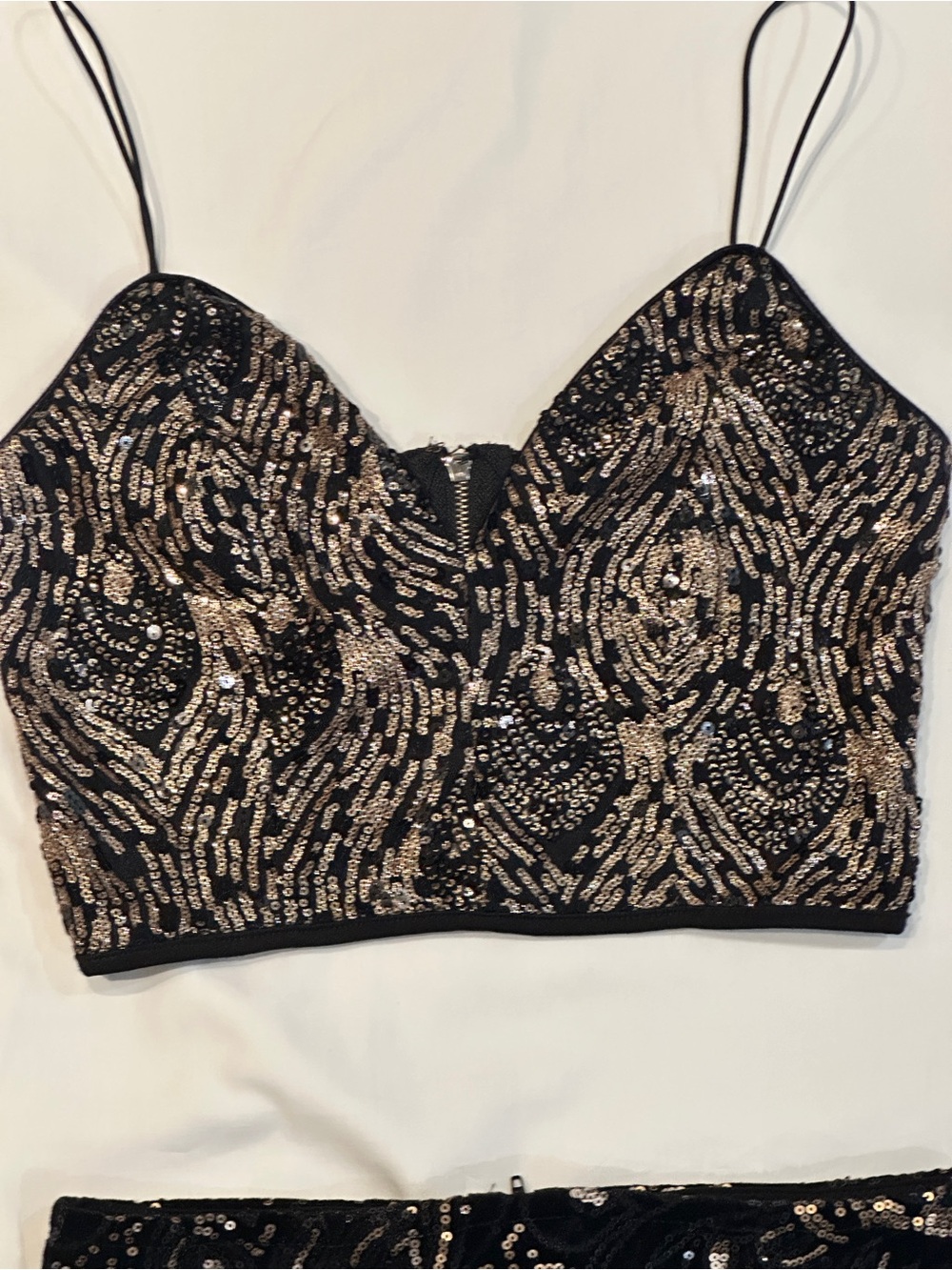 Windsor Black Sequin Two-Piece Set - Picture 4 of 8